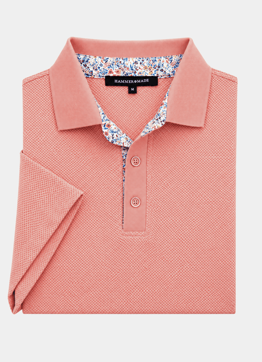 Jefferson Jacquard Stretch Polo - 15585-83705 - Hammer Made