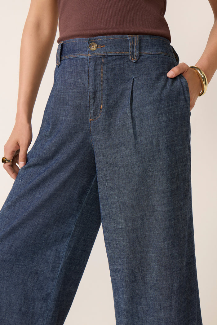 Jenny Pleated Culotte Pant
