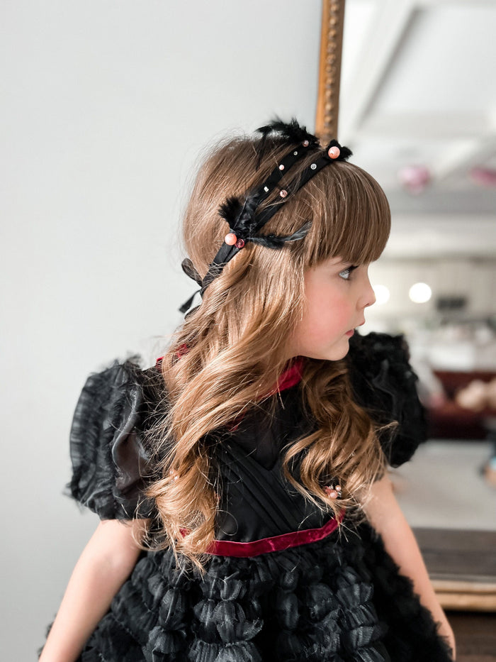 Kylie Feather Hair Sash - Petite Maison Kids