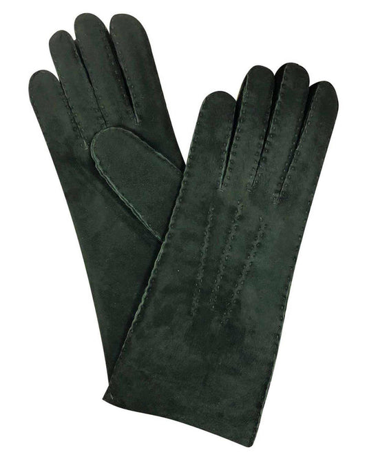 Lambskin Gloves - Green - The Classic Boutique