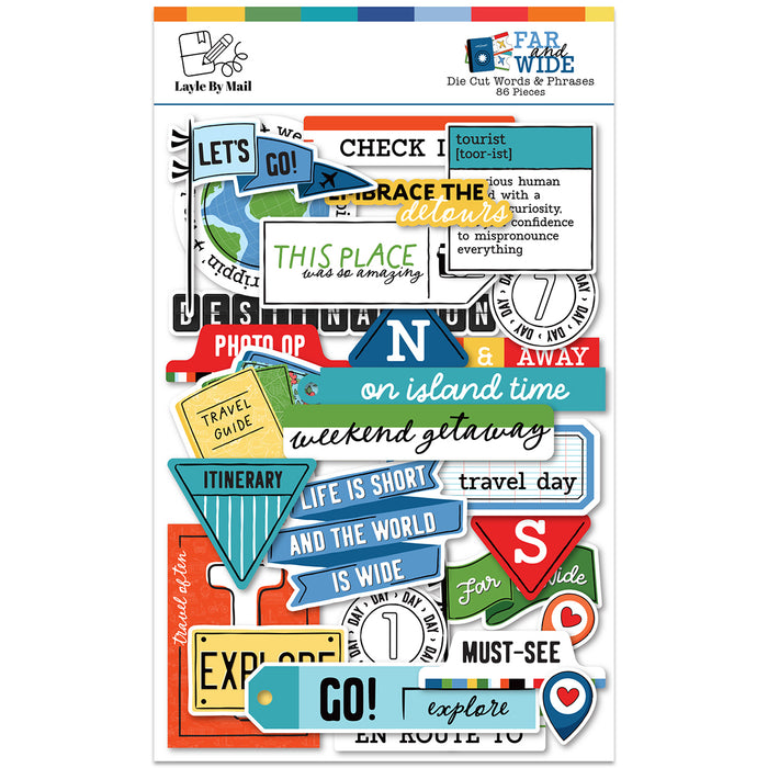 Layle By Mail | Far and Wide - Die Cut Words & Phrases
