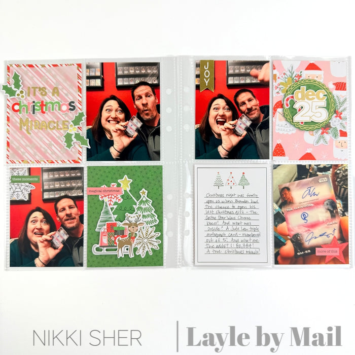 Layle By Mail | Holly Days - Textures 4x4 Stamp Set