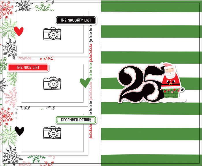 Layle By Mail | Holly Days - Textures 4x4 Stamp Set