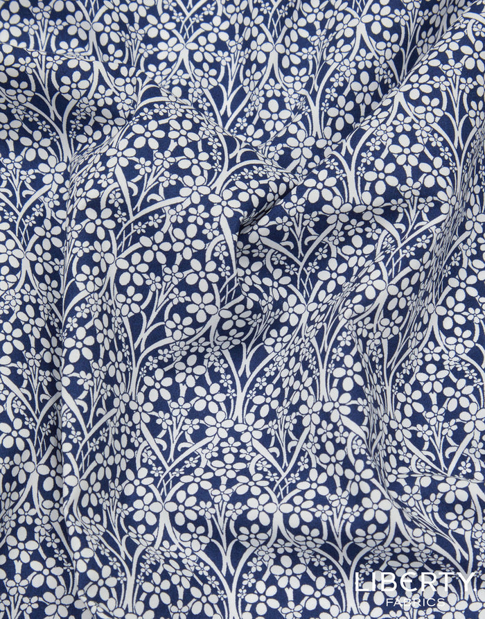 Liberty Fabrics Cotton Poplin, Iona Star A
