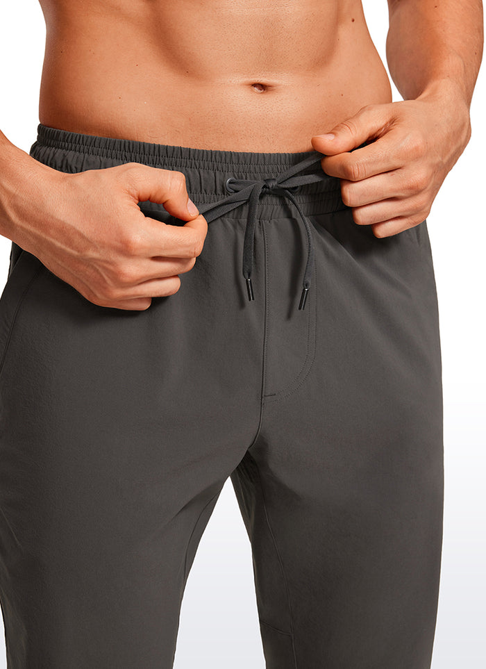 CRZ YOGA Men 31" Lightweight Water Resistant with Zip Pockets Joggers Arbor Olive
