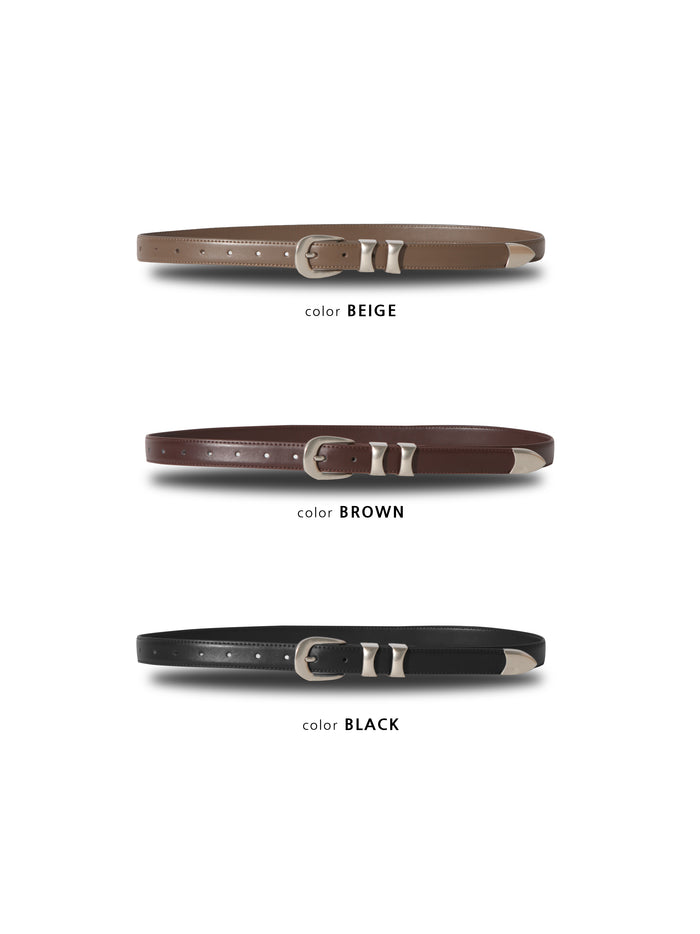 Link Leather Belt