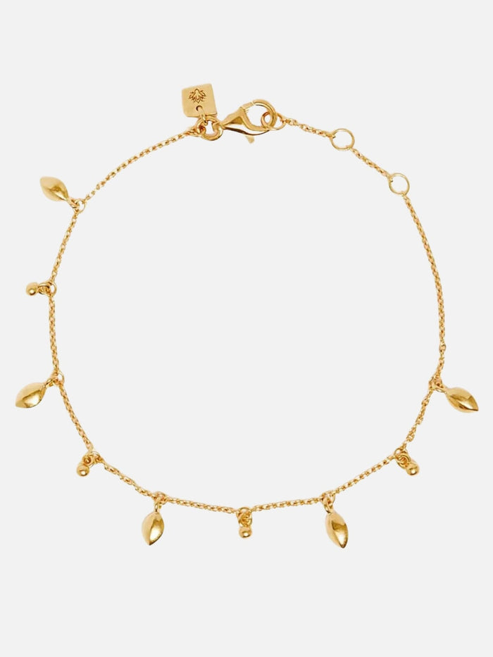 By Charlotte | Live In Grace Bracelet - Gold | Perlu