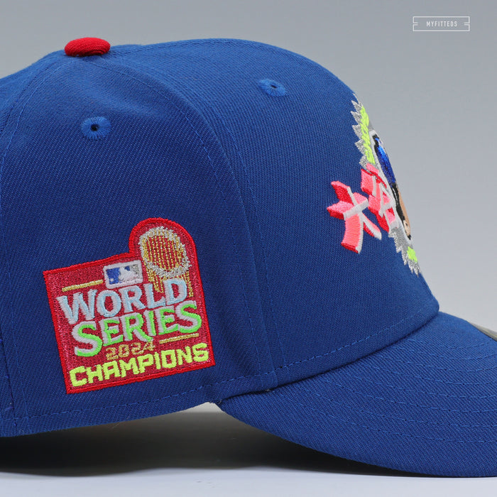 LOS ANGELES DODGERS 2024 WORLD SERIES CHAMPIONS SHOHEI OHTANI NEW ERA FITTED CAP