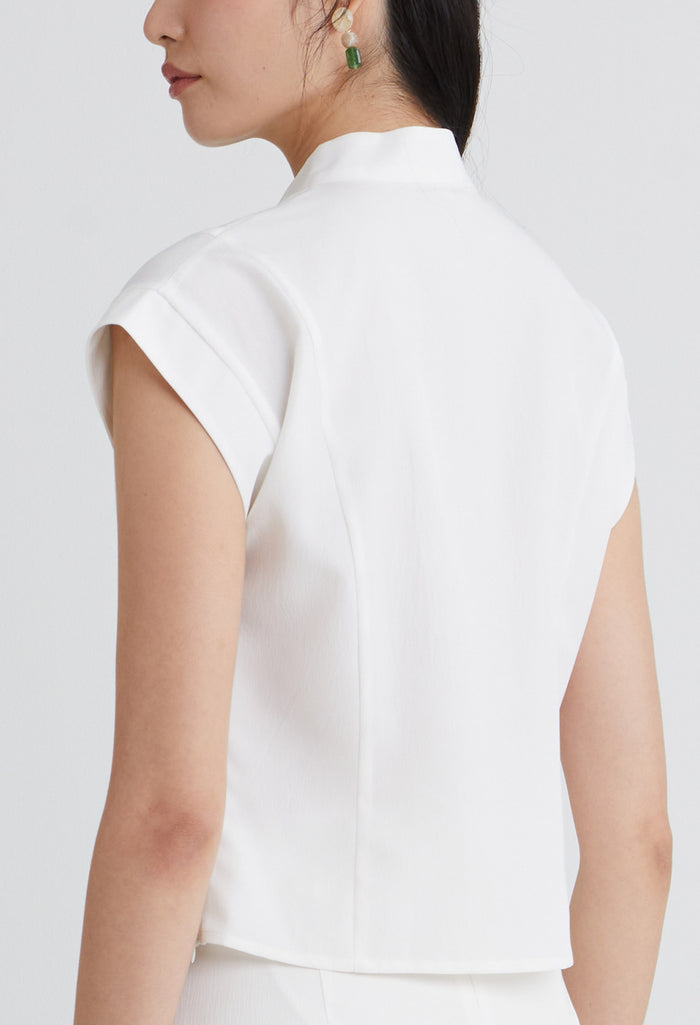 Lunar Charm Cap Sleeve Top
