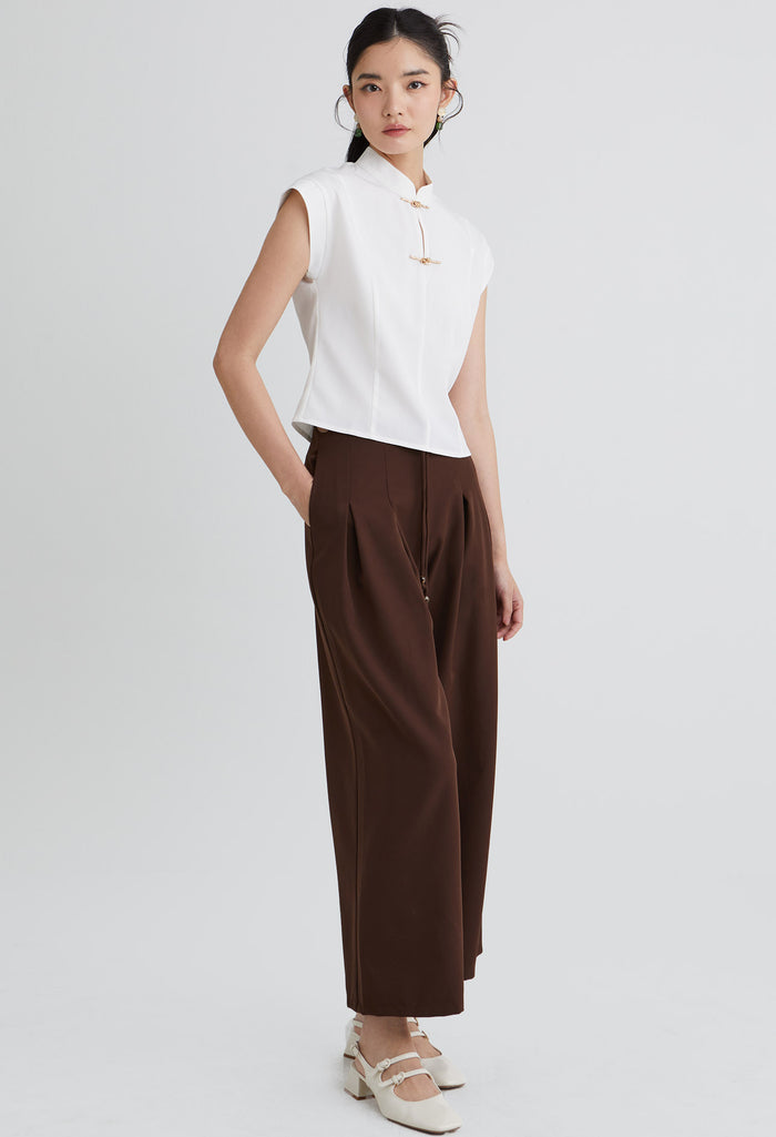 Lunar Charm Cap Sleeve Top