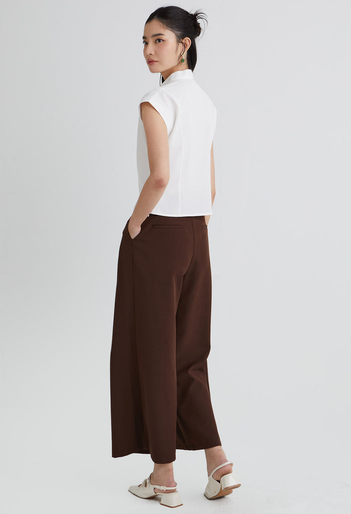 Lunar Charm Cap Sleeve Top