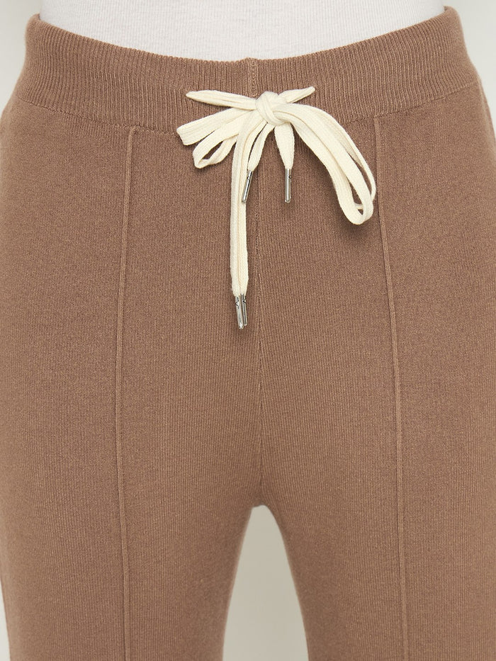 Madame Wide Leg Fawn Wool Bottoms