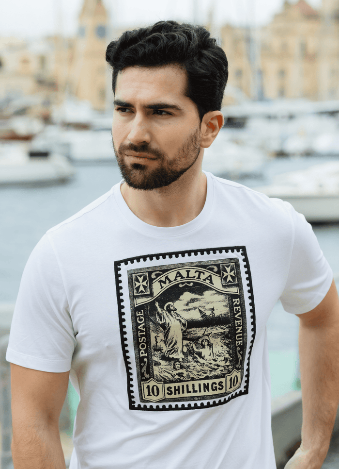 Malta Graphic Tee w/ Embroidery - 15583-83865 - Hammer Made