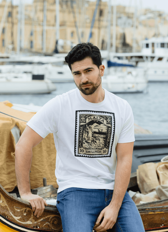 Malta Graphic Tee w/ Embroidery - 15583-83865 - Hammer Made