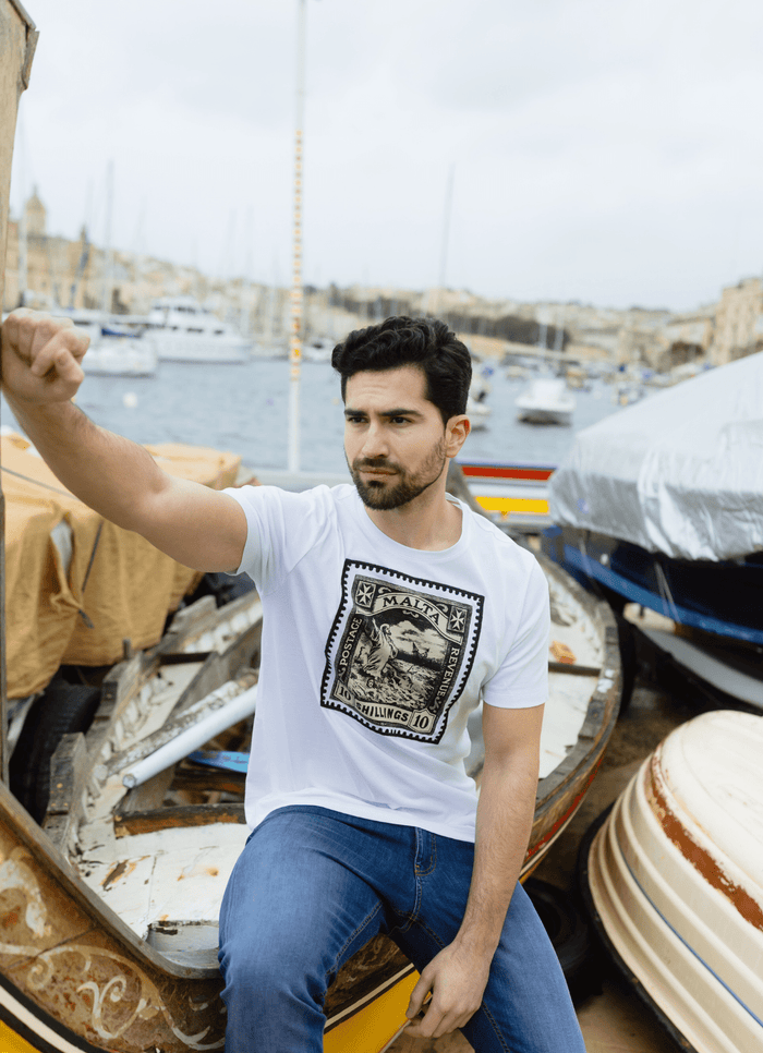 Malta Graphic Tee w/ Embroidery - 15583-83865 - Hammer Made