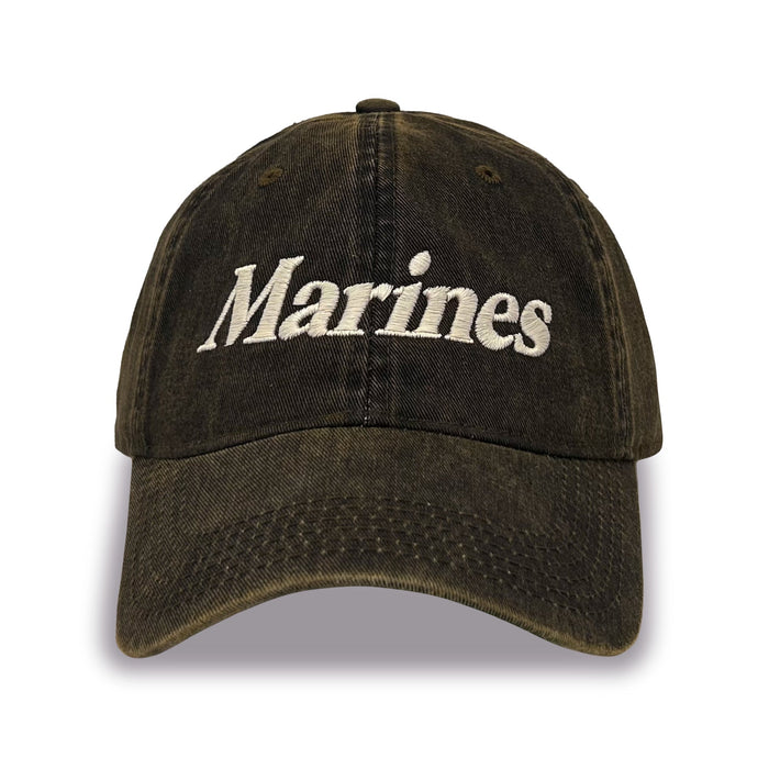 Marines Logo Core Old Favorite Hat (washed black)