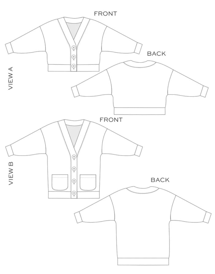 Marlo Sweater Sewing Pattern, True Bias