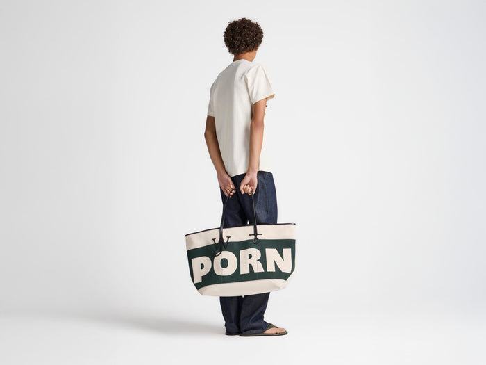 MENS CIRCULAR T-SHIRT IN ECRU