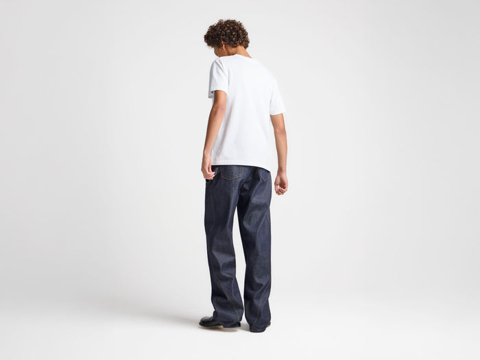 MENS EMBROIDERED ANCHOR T-SHIRT IN WHITE