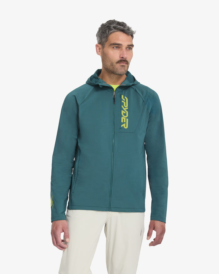 Men's GridWeb™ Fleece Hoodie - Petrol