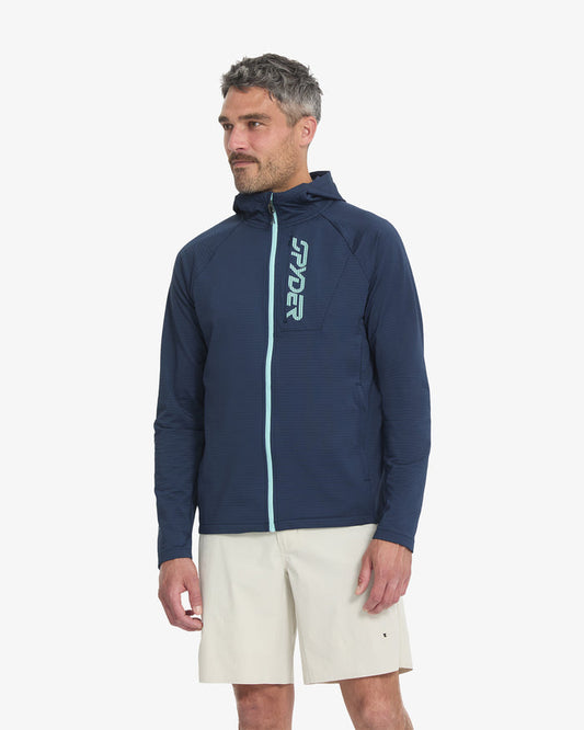 Men's GridWeb™ Fleece Hoodie - True Navy