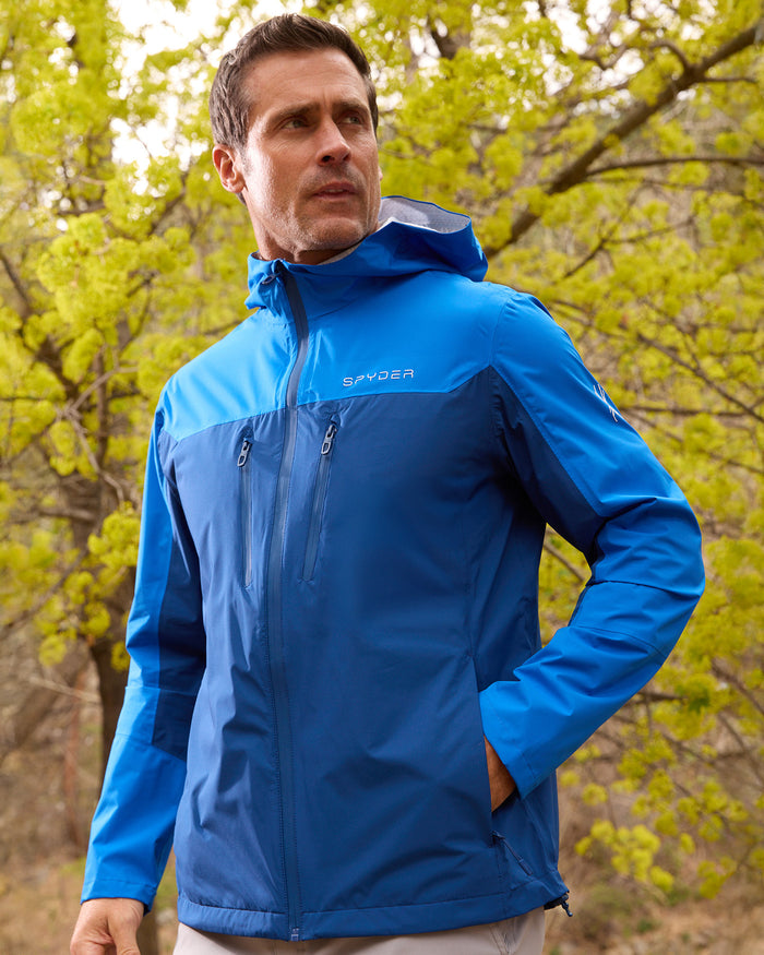 Men's Overcast Rain Jacket - Royal Blue