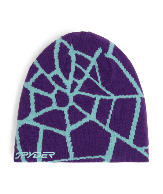 Men's Reversible Web Beanie - Glacier Blue