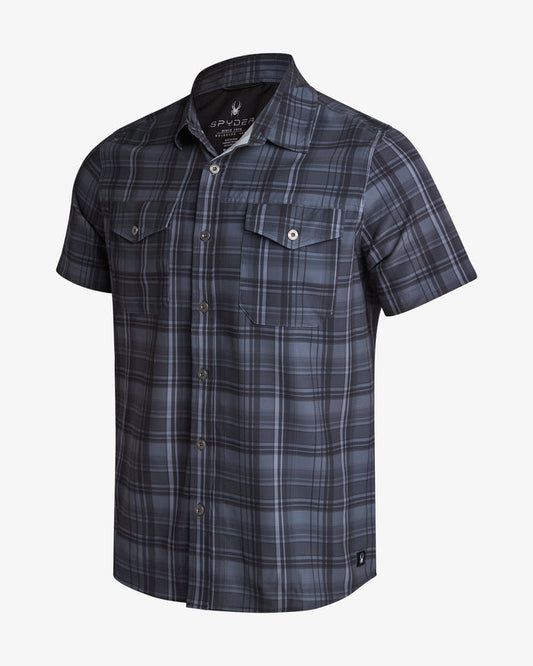 Men's Seaside Collared Shirt - Black