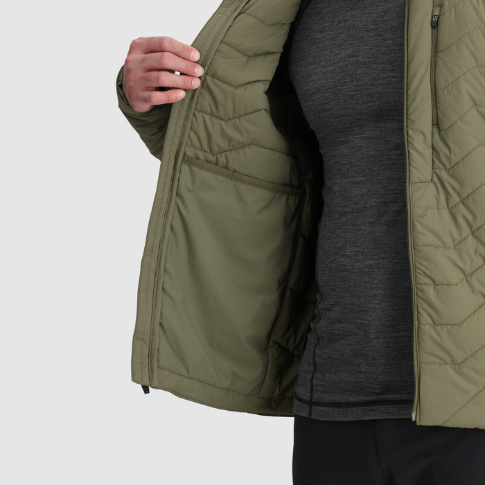 Ranger Green | B8 :: Interior Stash Pocket / Stash your gloves, electronics, and other valuables in these hidden pockets to keep them warm and close at hand.