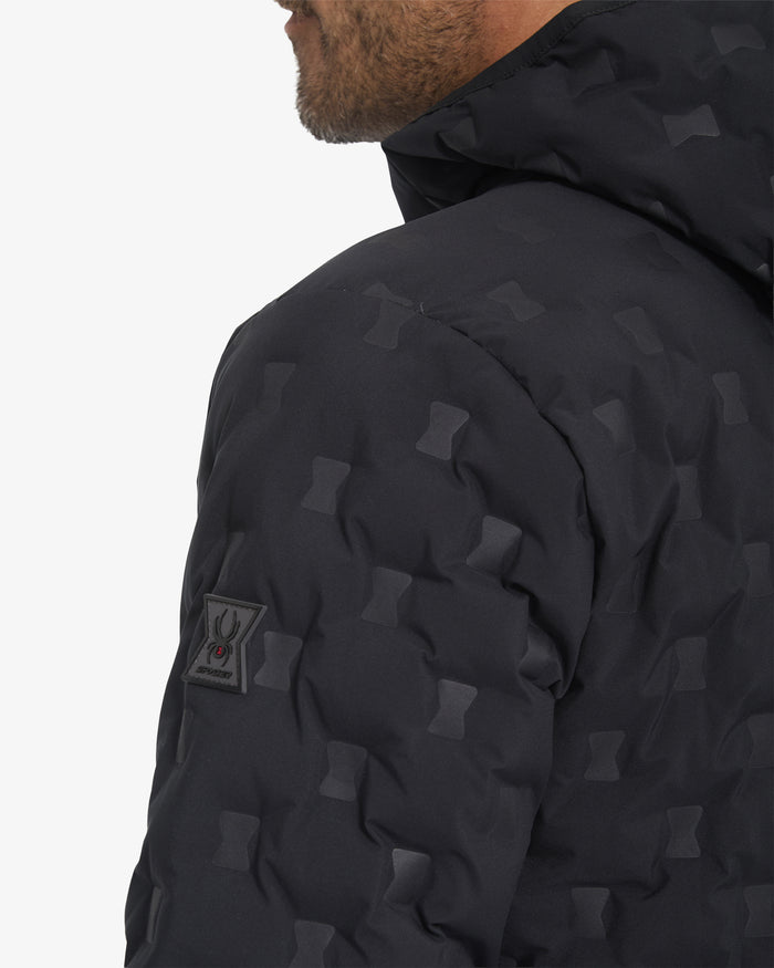 Men's Zenith Hooded Down Jacket - Black