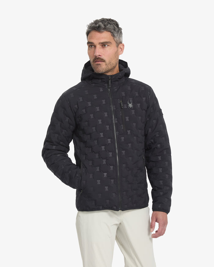 Men's Zenith Hooded Down Jacket - Black