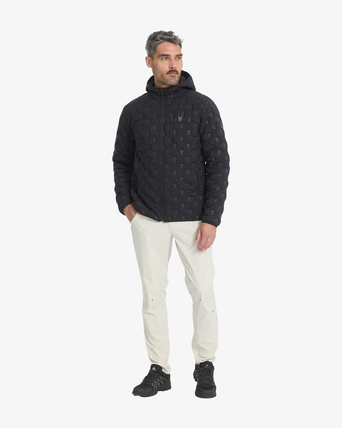 Men's Zenith Hooded Down Jacket - Black