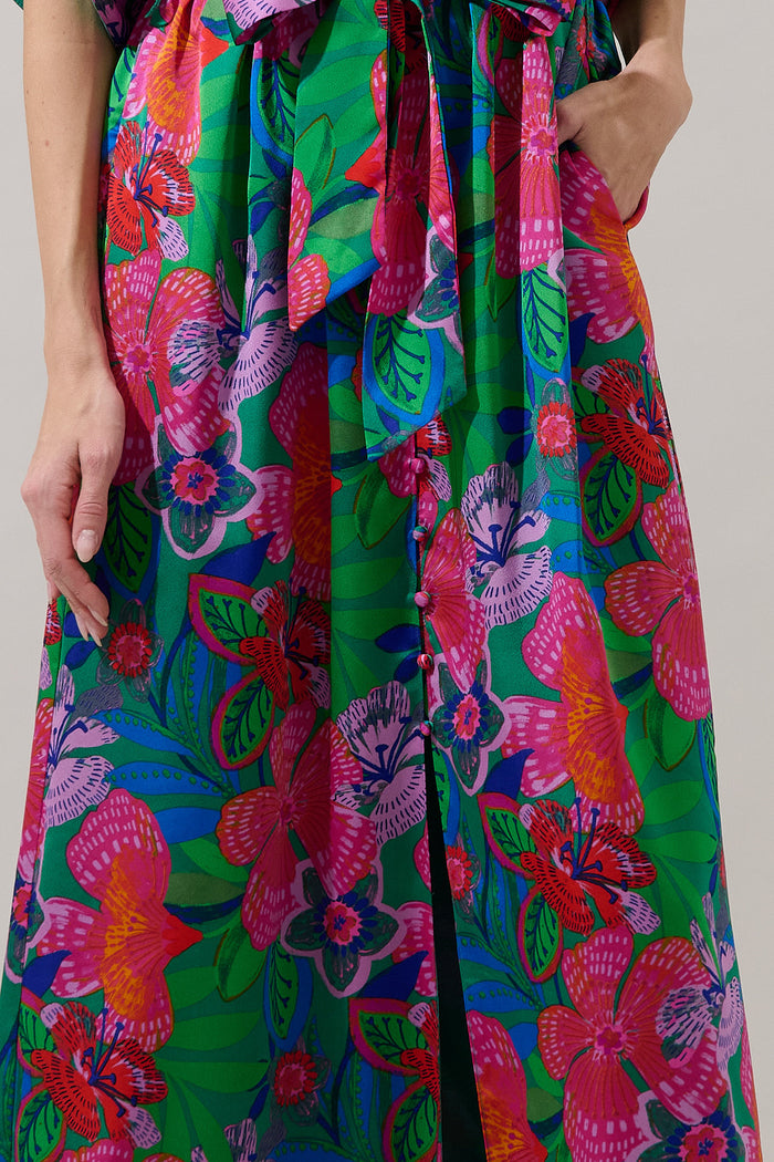 Mielle Kimono Maxi Dress Hansel Floral