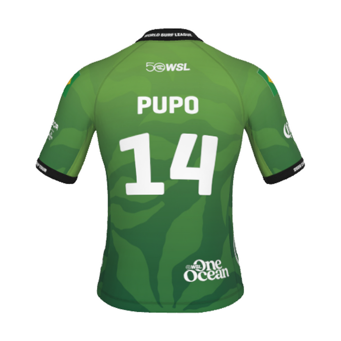 Miguel Pupo Official Jersey - 2026 El Salvador Pro - Back View - Green