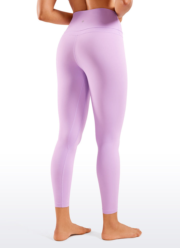 CRZ YOGA Women's Yoga Train High Rise Nakedfeel Leggings 25" 7/8 Pants Lilac