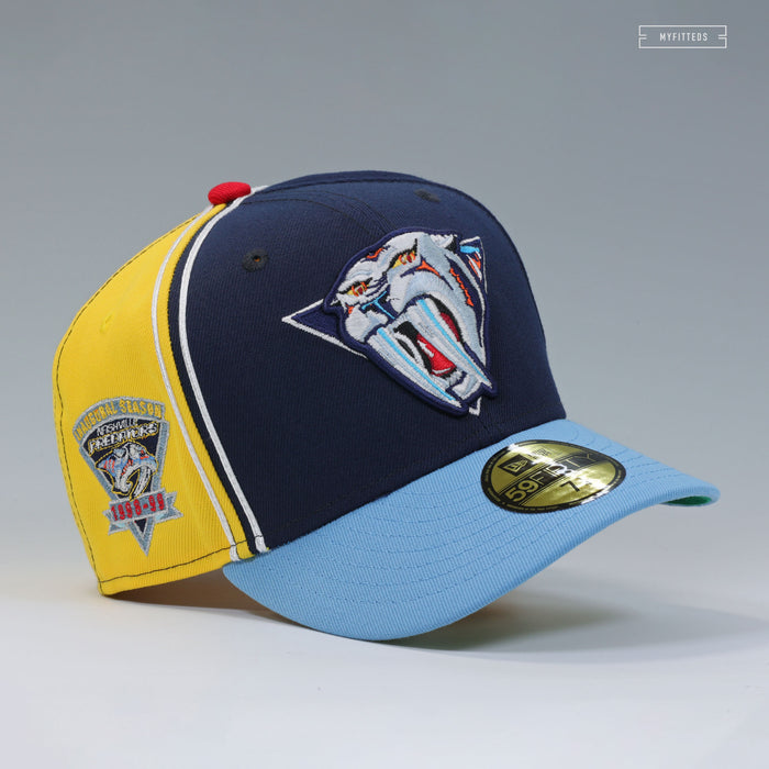 NASHVILLE PREDATORS REVERSE RETRO INAUGURAL SEASON & 5 FANGTASTIC YEARS NEW ERA CAP