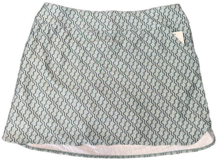 New Ahead Sage Print Performance Golf Skort Size XL MSP$76