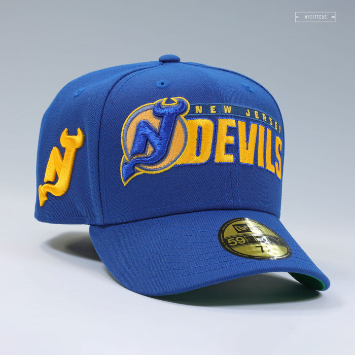 NEW JERSEY DEVILS NHL BLOCKBUSTER INSPIRED NEW ERA FITTED CAP
