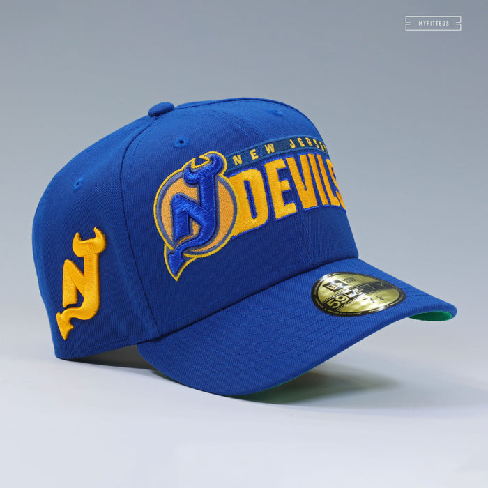 NEW JERSEY DEVILS NHL BLOCKBUSTER INSPIRED NEW ERA FITTED CAP