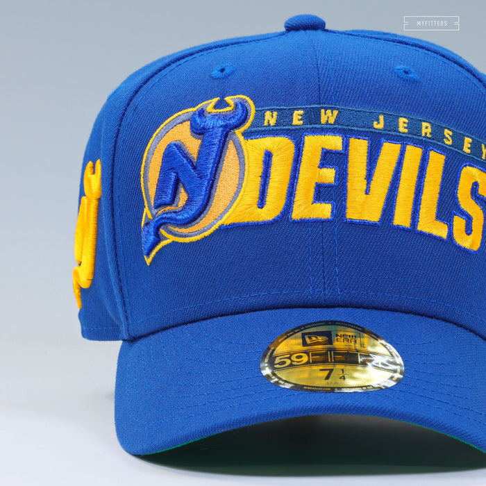 NEW JERSEY DEVILS NHL BLOCKBUSTER INSPIRED NEW ERA FITTED CAP