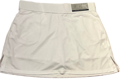 New PGA Tour White Tummy Control Golf Skort Size XL