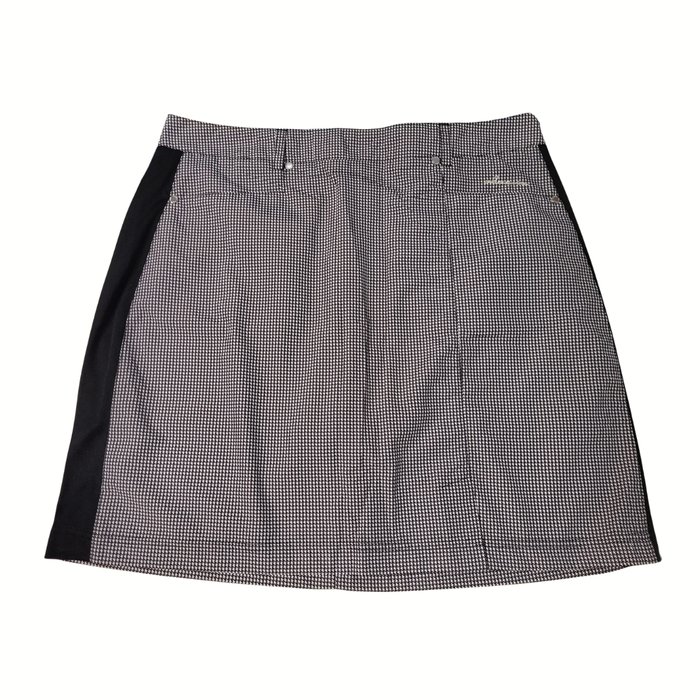 New Women's Abacus Crail Black Mini Houndstooth Golf Skort MSP$120