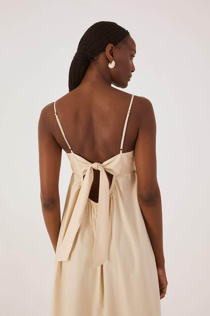 Off-White Embroidered Sun Sleeveless Maxi Dress_5