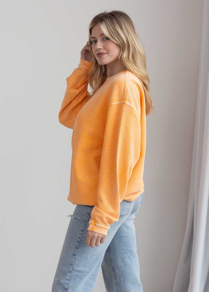 Oklahoma State Cowboys Women's Clubhouse Original Corded Crew