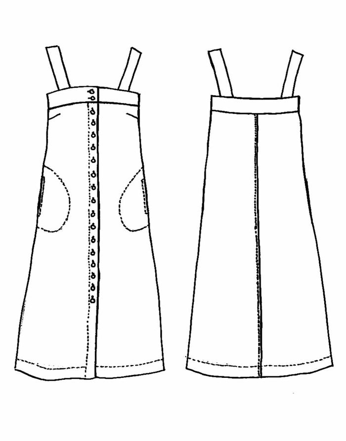 Ophelia Sundress Sewing Pattern, Tessuti