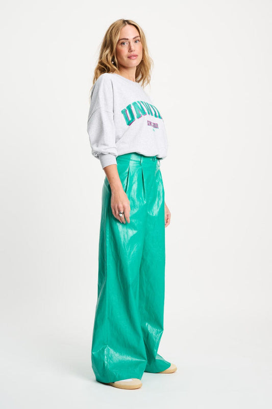 POM Amsterdam Pants Green / 34 PANTS - Faux Leather Wander Green