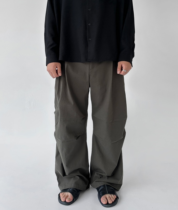 Parra Linen Tuck Pants