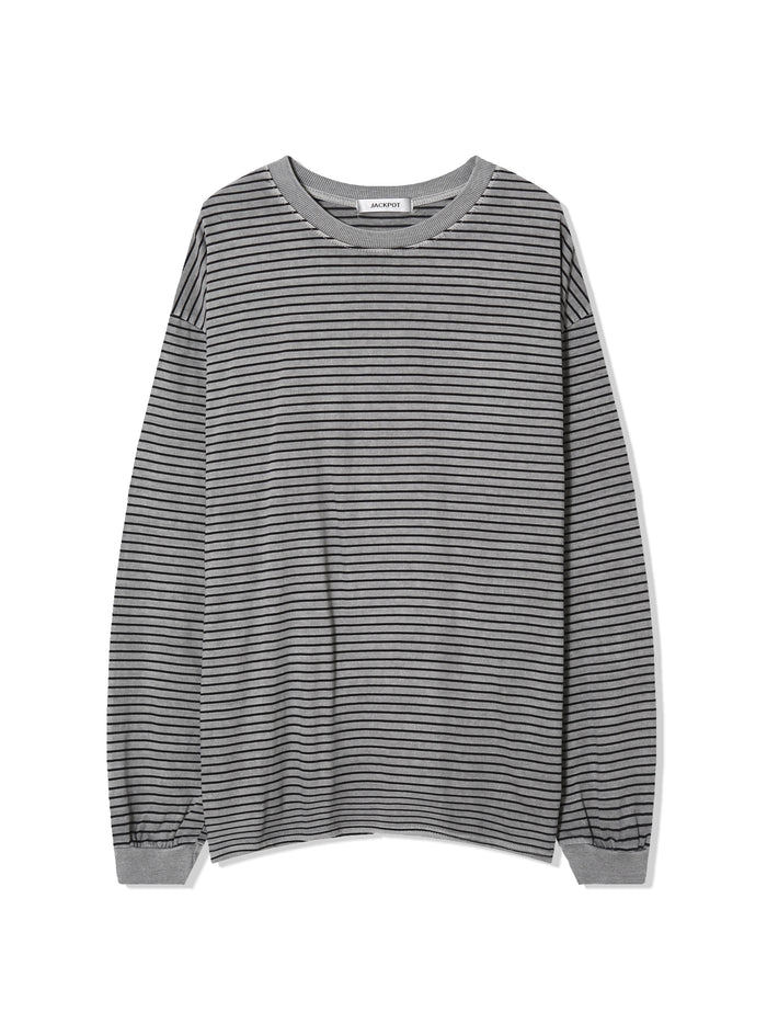 Pigment Stripe Long Sleeve Tee