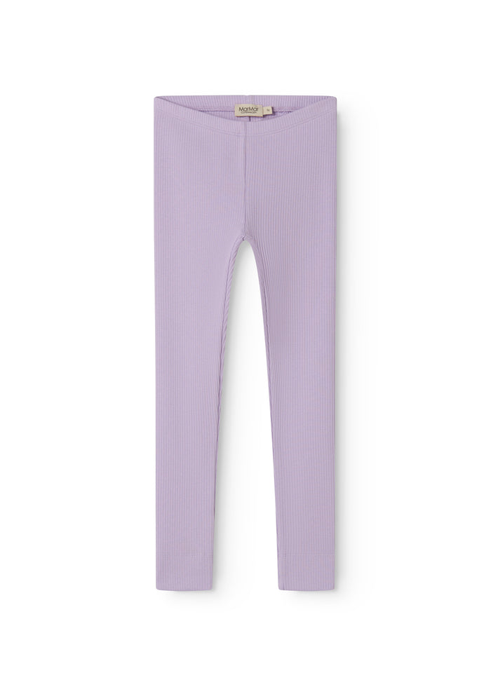 Little ribbed modal leggings for children