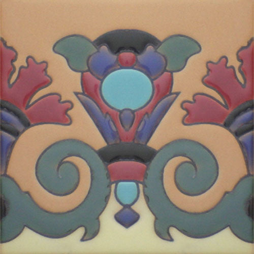 Mexican tile border
